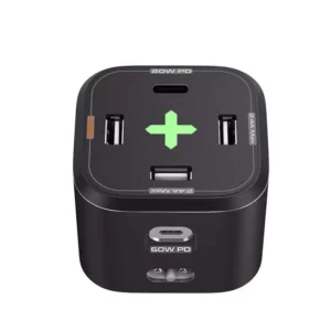 60W USB Laptop Charger – PD and QC Type-C Fast Charging Power Adapter