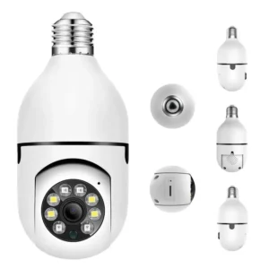 E27 Bulb Camera with Full-Color Night Vision and Automatic Human Tracking