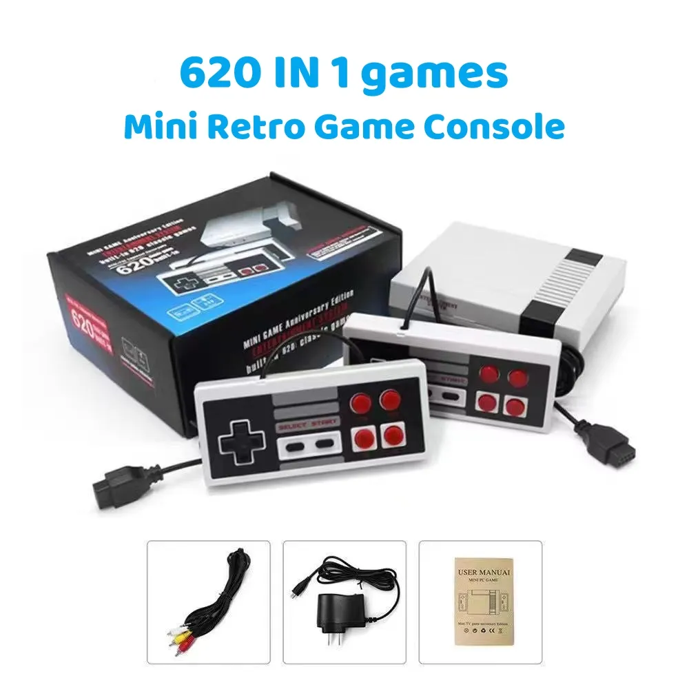 8-bit TV Gaming Console with 620 Built-in Classic Games - Image 2