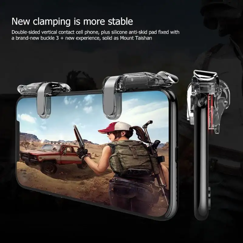 Mobile Gaming Grip Triggers for Enhanced Control and Accuracy – Fire Button Gamepad for Shooter Games - Image 3