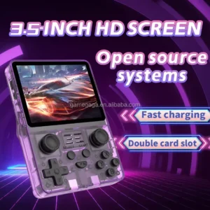 Handheld Game Console with 3.5-inch Screen, 15,000 Built-in Games, and 3500mAh Battery