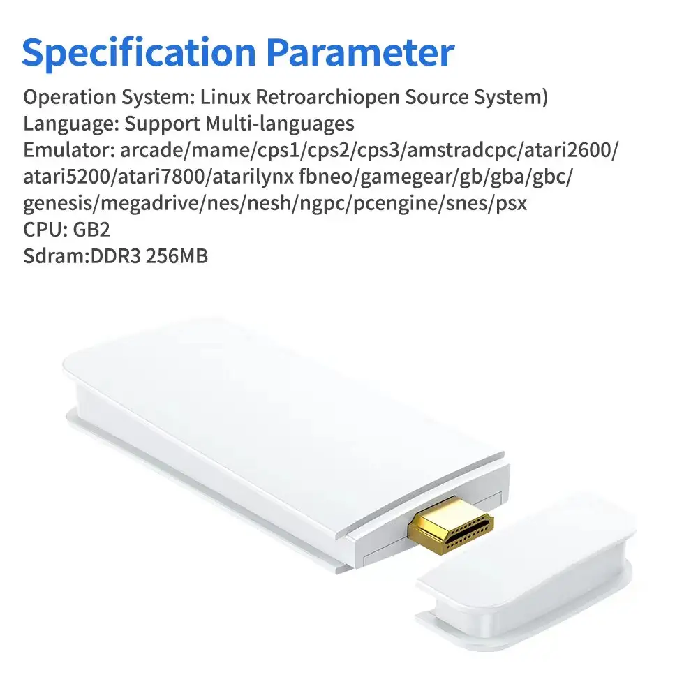 Portable TV Video Game Console with 4K Resolution, 20,000 Games, and Wireless Controller - Image 2