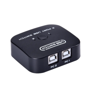 2-Port USB Sharing Switch – Desktop Controller for Printer and USB Devices