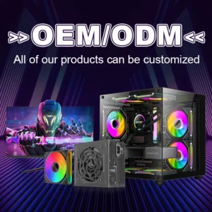 Acrylic Computer Case – Mid Tower Gaming PC Case with Fan Support